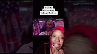 Vocal Coach Reacts Brandy National Anthem