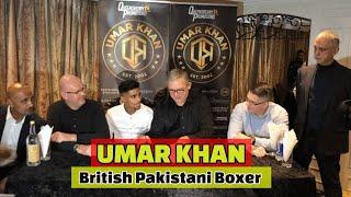 British Pakistani Boxer UMAR KHAN signed a contract with Frank Warren “Queensberry Promotions"