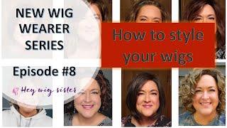 NEW TO WIGS Episode #8 | How to style your synthetic non-heat friendly wigs