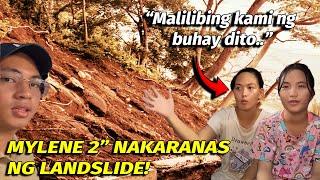 MYLENE 2" BOSS DAVE NAG VLOG GRABE..MABABAON NG BUHAY DAHIL SA LANDSLIDE ?!