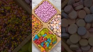 Filling platter with sweets  #asmrsounds #chocolate #asmreating #satisfying #shorts #tiktokviral