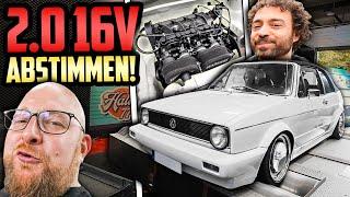 PROJEKT aus der COMMUNITY abstimmen! - Golf 1 Cabrio 2.0 16V Einspritzer - SAUGER LEISTUNGSSUCHE!