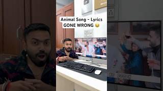 Animal Song Abrar Entry Lyrics  GONE WRONG  #ytshorts #shorts #short