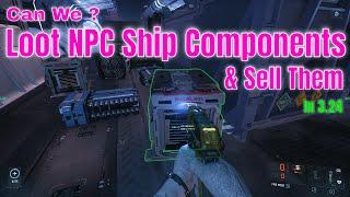 Can We Loot NPC Ship Components And Sell Them For Profit In 3.24? | Star Citizen Science & Fun 4k