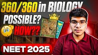 Perfect Strategy to Score 360/360 in Biology for NEET – Don't Miss This! #neetmbbs #neet  #mbbs