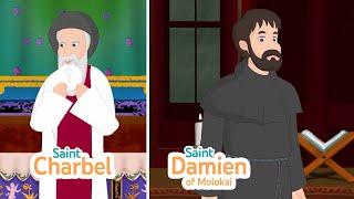 Saint Charbel & Saint Damien of Molokai I Compilation Video I #SaintsandAngelsTV #saints