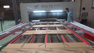 HUAYU-B series automatic flexo printer die cutter-slotter stacker machine