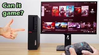 Lenovo M910s: i7-7700 + RTX A2000 6G, can it game?