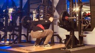 110KG Squat x 3 + 100KG 3x5