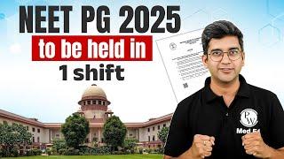 NEET PG 2025 Supreme Court Verdict : Will the Exam Be Postponed 