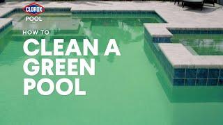 How to Fix a Green Swimming Pool