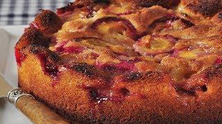 Plum Coffee Cake Recipe Demonstration - Joyofbaking.com