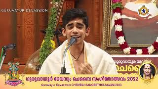 Gopalaka Pahimam by Hrithik Jayakish at Guruvayur Temple