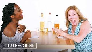 Me and My Mother-In-Law Play Truth or Drink | Truth or Drink | Cut