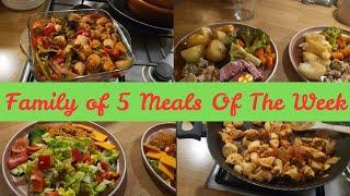 UK Meals Of The Week | Family of 5 | Vlogmas 26