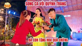 Lần đầu Khương Dừa song ca Quỳnh Trang tại HQ Ngôi Sao Miệt Vườn được bà con cổ vũ tặng quá trời hoa