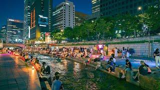 Seoul Night Walk From Dongguk University to City Hall | Walking Tour 4K HDR