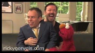 Elmo Visits Ricky Gervais' Office