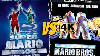 SUPER MARIO BROS. (1993) Umbrella 4K Ultra HD VS. Second Sight Bluray COMPARISON