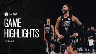 HIGHLIGHTS | Nets Complete 17-Point Comeback to Defeat Hornets