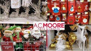 AC MOORE ARTS AND CRAFTS CHRISTMAS  DECOR IDEAS |  SHOP WITH ME 2019| CHRISTMAS HAUL 2019