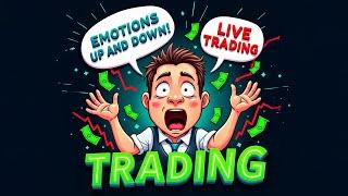 Emotions Up And Down! | Live Time Trading | Robert Hollis