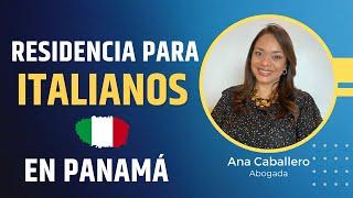 RESIDENCIA PARA ITALIANOS EN PANAMÁ