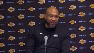 Darvin Ham PostGame Interview | Los Angeles Lakers vs Milwaukee Bucks