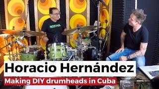 How Horacio El Negro Hernández made his own drumheads in Cuba