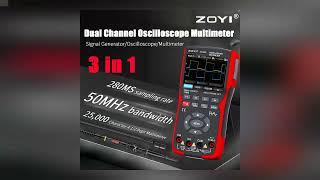 ZOYI ZT703S 3in1 Digital Multimeter 50MHz Bandwidth 280MS Rate PC Waveform Data Sto