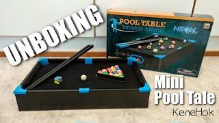 Mini Pool Table Unboxing | KeneHok