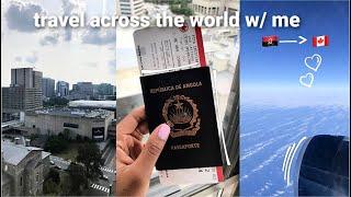 Traveling across the world for college *ALONE* | Moving to Canada vlog