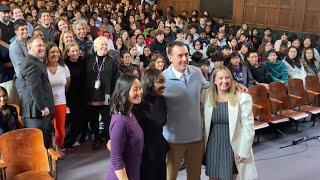 Ayo Edebiri visits former Boston high school, presented with official day proclamation