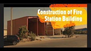 Construction of fire station building No. 2 in Shiraz Industrial Town