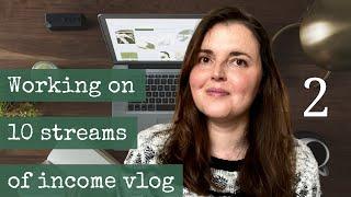 Sharing self-doubt on camera and a walk in the rain | Vlogging my progress with online income