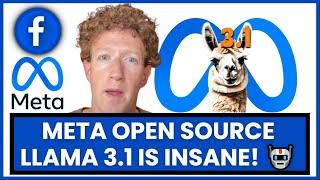 NEW: Meta Mark Zuckerberg Llama 3.1 405B, 70B, & 8B Model Release SHOCKS Industry!  OPEN SOURCE LLM