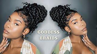 The BEST Knotless Goddess Box Braids On Yourself Ft. Trendy Tresses