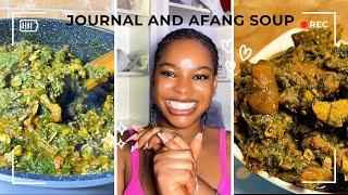 Ep2 | P.hLiving: 30DAY WEIGHTLOSS AND ROUTINE CHANGE + I made Afang soup like a Pro  #journaling