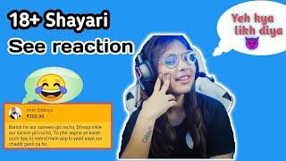 flirting with Naira Gaming | 18+ shayari in live stream  | #shorts #ytshorts #shayari