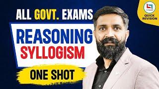 Syllogism in ONE SHOT | For All Govt. Exams | by Arun Sir #reasoning #arunsirreasoning