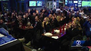 Kirsten Bernthal Booth reacts to Creighton's NCAA Tournament draw