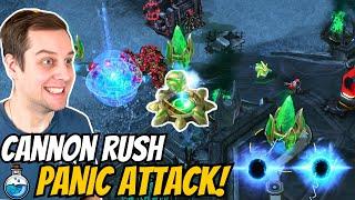 Terran NEVER seen THIS Cannon Rush before! | Cannon Rush in Grandmaster #64 StarCraft 2