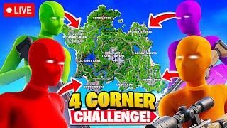 FORTNITE RELOAD *4 CORNER* CHALLENGE with FRIENDS! (High Eliminations)