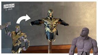 I took off Thanos' armour and made the Thanos Scarecrow!!!     | Hot Toys Thanos | Custom figure