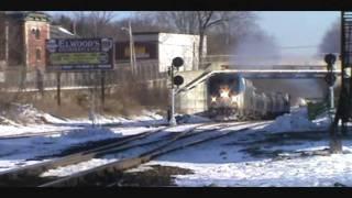 Railfanning Palmer, MA with Chessiecat97@trainamtrakcsx 12/30/10