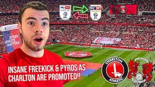 THE MOMENT CHARLTON WIN PROMOTION TO THE CHAMPIONSHIP!!! | Playoff Final - Matchday Vlog @ Wembley