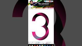 3 LOGO DESIGN | CORELDRAW | GRAPHICS DESIGN #shorts #shortsvideos #logodesign