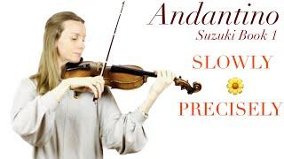 Andantino - how it's played in slow motion!
