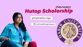 hutop scholor | what came in my hutop core skill test | habib university