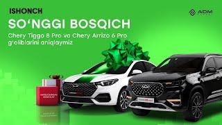 Chery TIGGO 8 PRO va ARRIZO 6 PRO avtomobillari g'oliblarini aniqlash jarayoni | Jonli efir